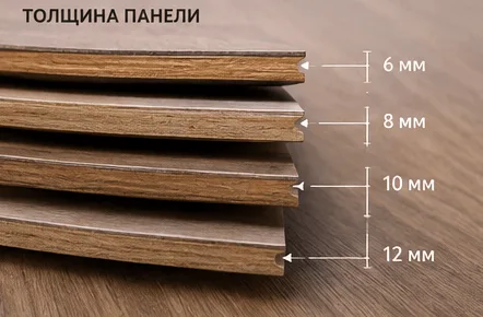 толщина ламината